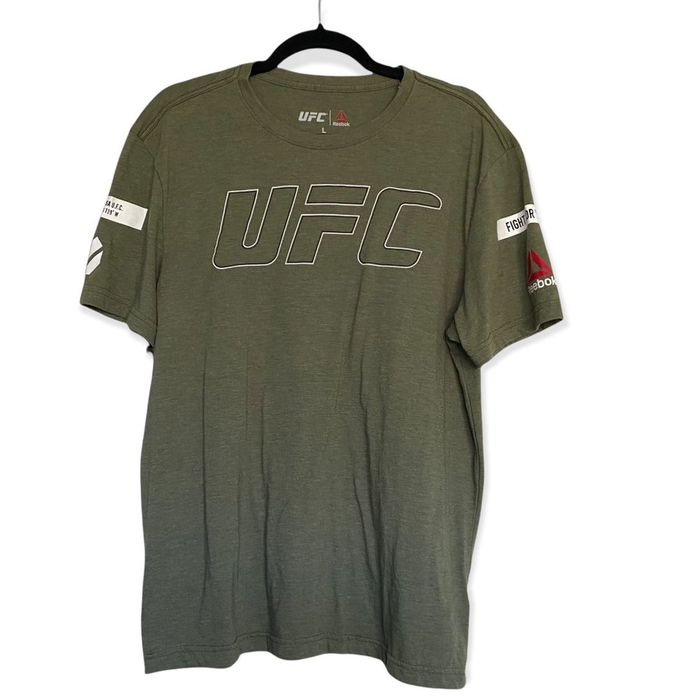 Reebok UFC Olive Green T-shirt| Men's Large